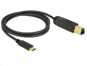 Delock 83675 USB 3.1 Gen 2 Type-C > Type-B kábel 1m fekete